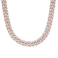 925 Silver Miami Cuban Link Chain Necklace W535346