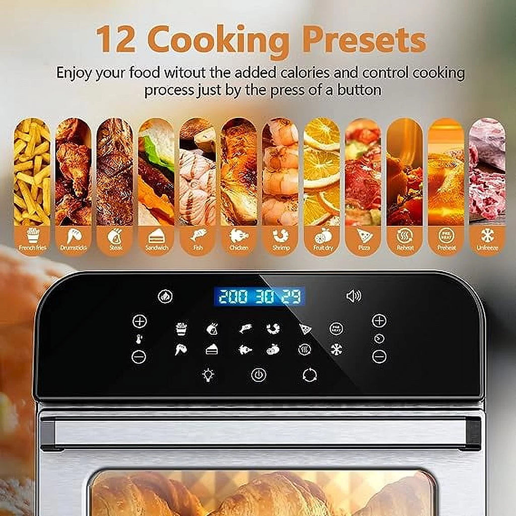 Silver 12QT Air Fryer Convection Oven X690017
