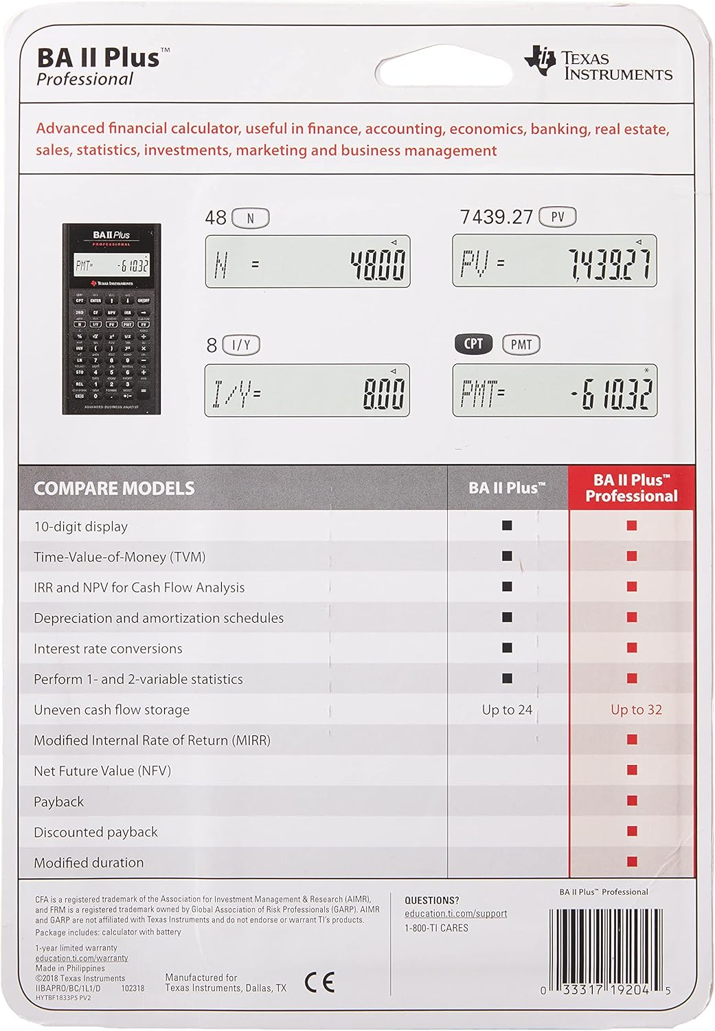 Financial Calculator A127536