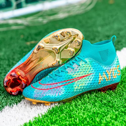 Soccer Boots Turf Football Shoes Breathable Lightweight Sneakers D413