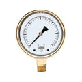 4x22 Brass Case Pressure Gauges B4240
