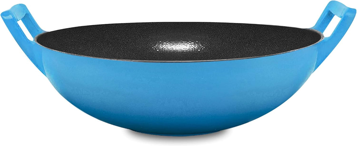 Pre-Seasoned Cast Iron Wok H28585