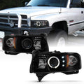 Black Smoked Projector Headlights Assembly X14702