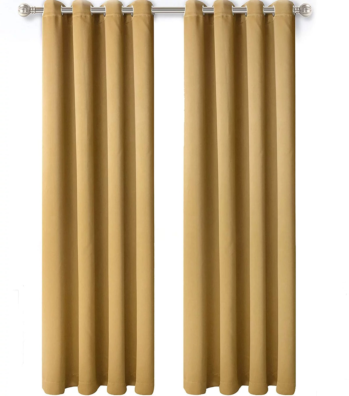 Set of 2 Blackout Grommet Top Curtain Panels M67897