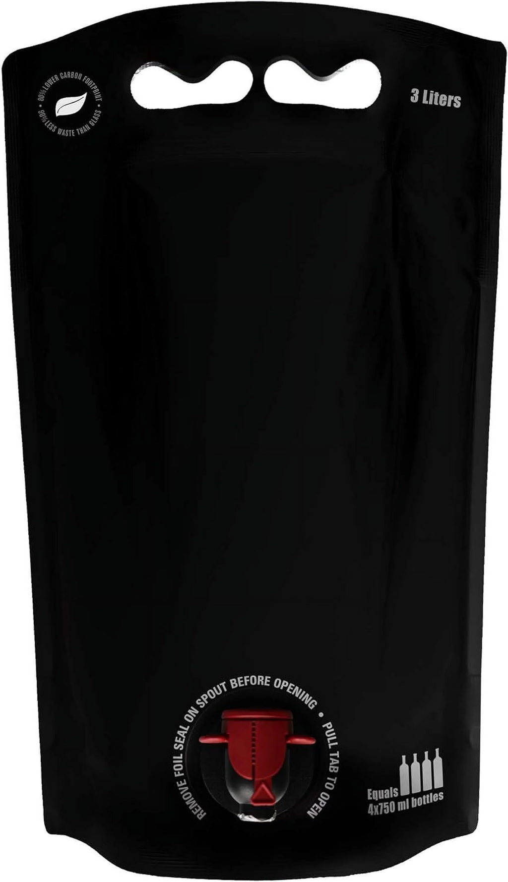 Black Wine Pouches 3 Pack R254