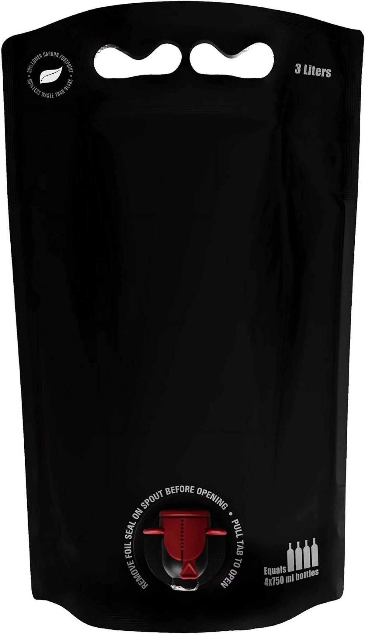 Black Wine Pouches 3 Pack R254