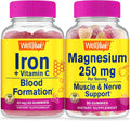Iron+Vitamin C + Magnesium Citrate 250mg Gummies Bundle U3247