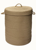 Solid Cafe Tostado 16x16x24 Hamper W Lid N376256