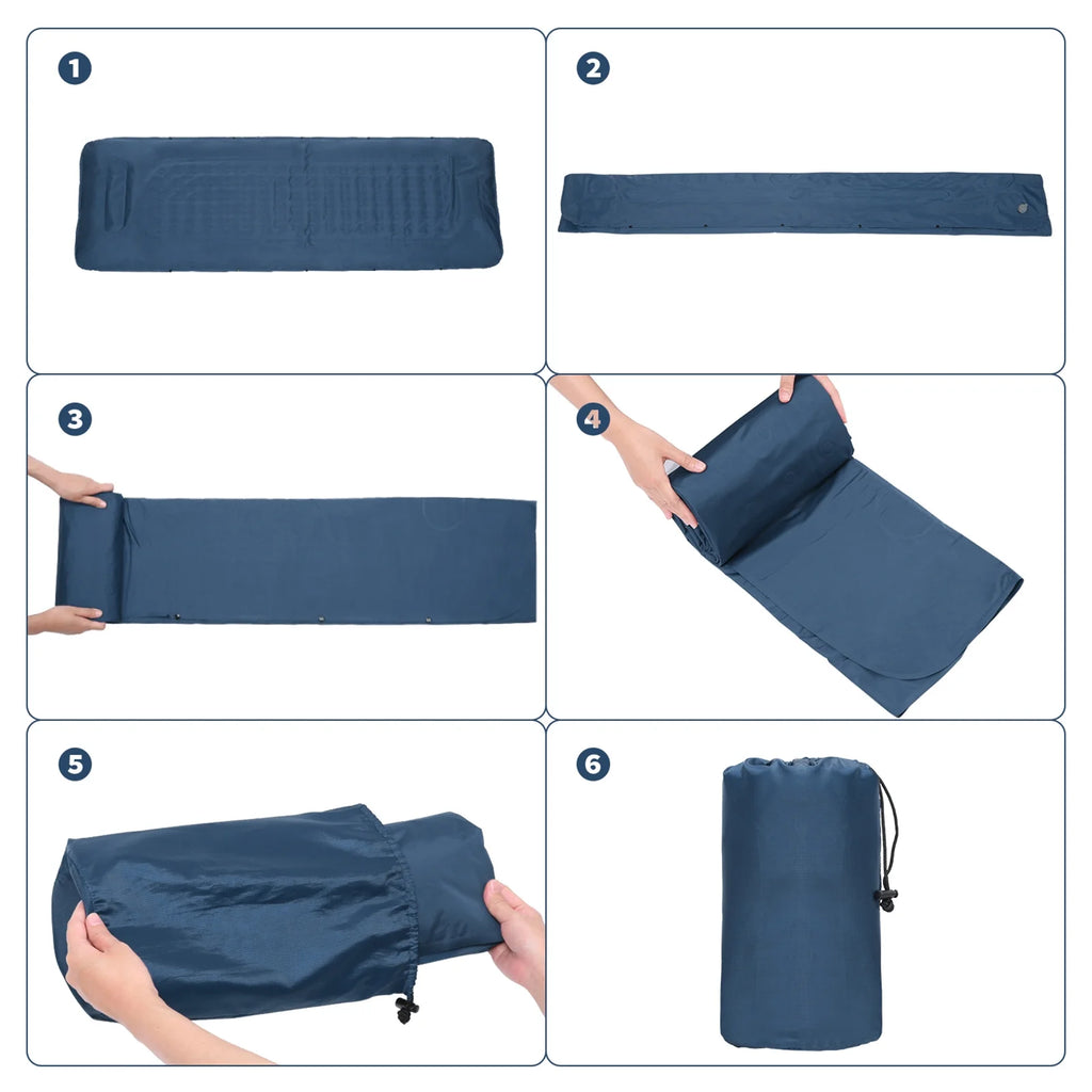 Inflatable Sleeping Pad 4 Inch Thick Air Mattress H9005