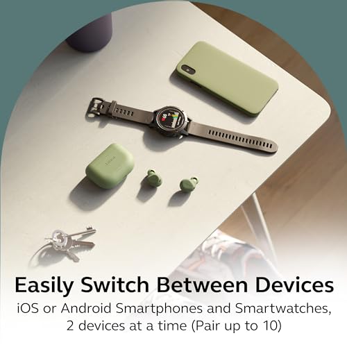 Navy Bluetooth Wireless Earbuds with Noise Cancelling B913747