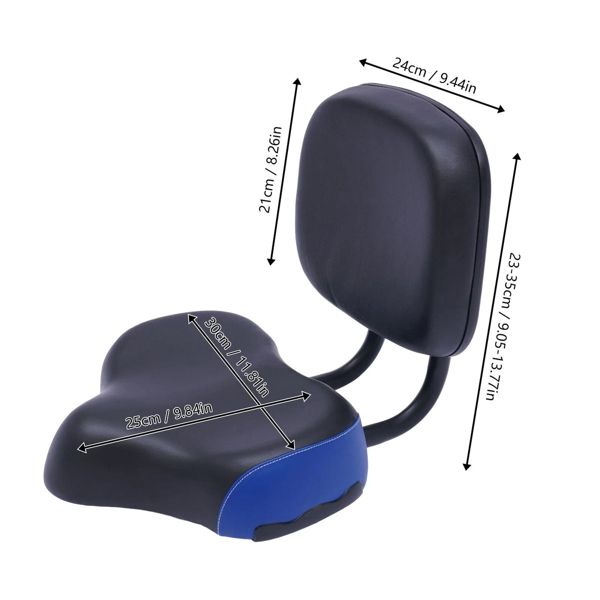 Saddle Seat Pad with Back Rest for Mountain E-Bike Z93257