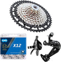 12 Speed MTB Groupset with Chain Cassette Rear Derailleur Shifter M369