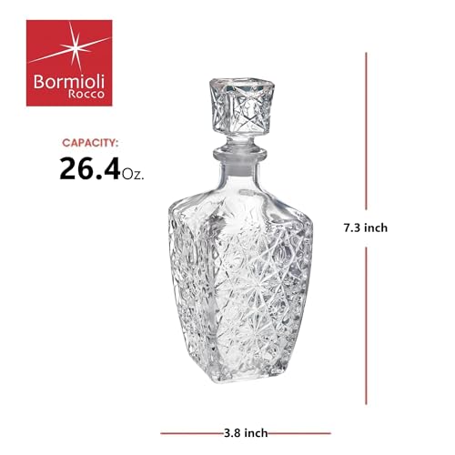 23.75 oz Glass Decanter with Airtight Stopper J347688
