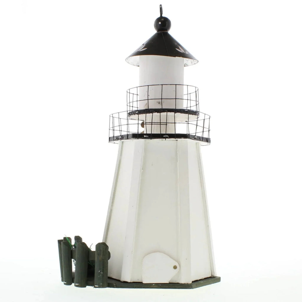 Nautical Wood Lighthouse Bird House Y8797