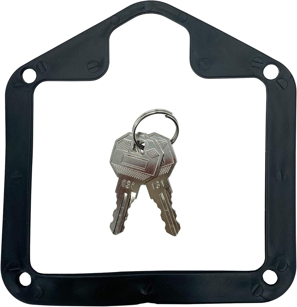 2 Pcs Stainless Steel Tool Box Latch T Handle Latches with Lock Q44389