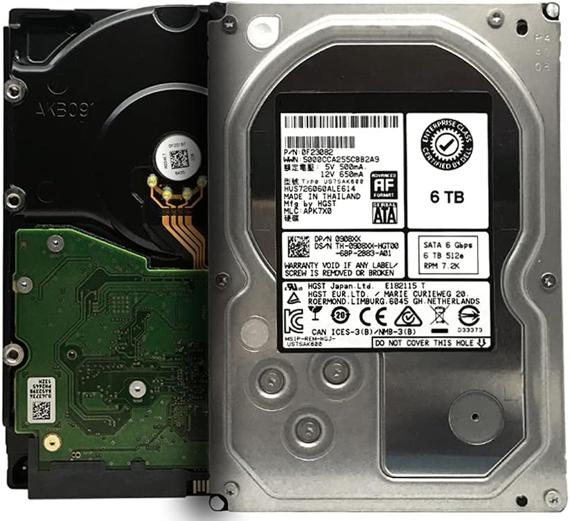 6TB 7200RPM 128MB Cache SATA 6Gb/s 3.5-inch Enterprise Hard Drive Pack of 2 V8021