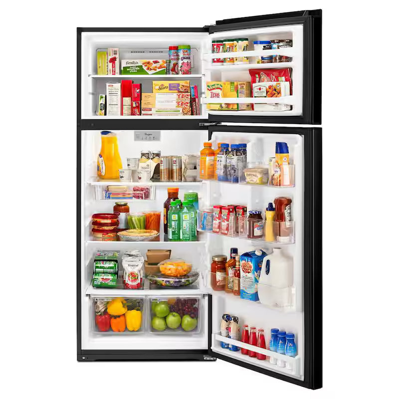 Black Top Freezer Refrigerator M429