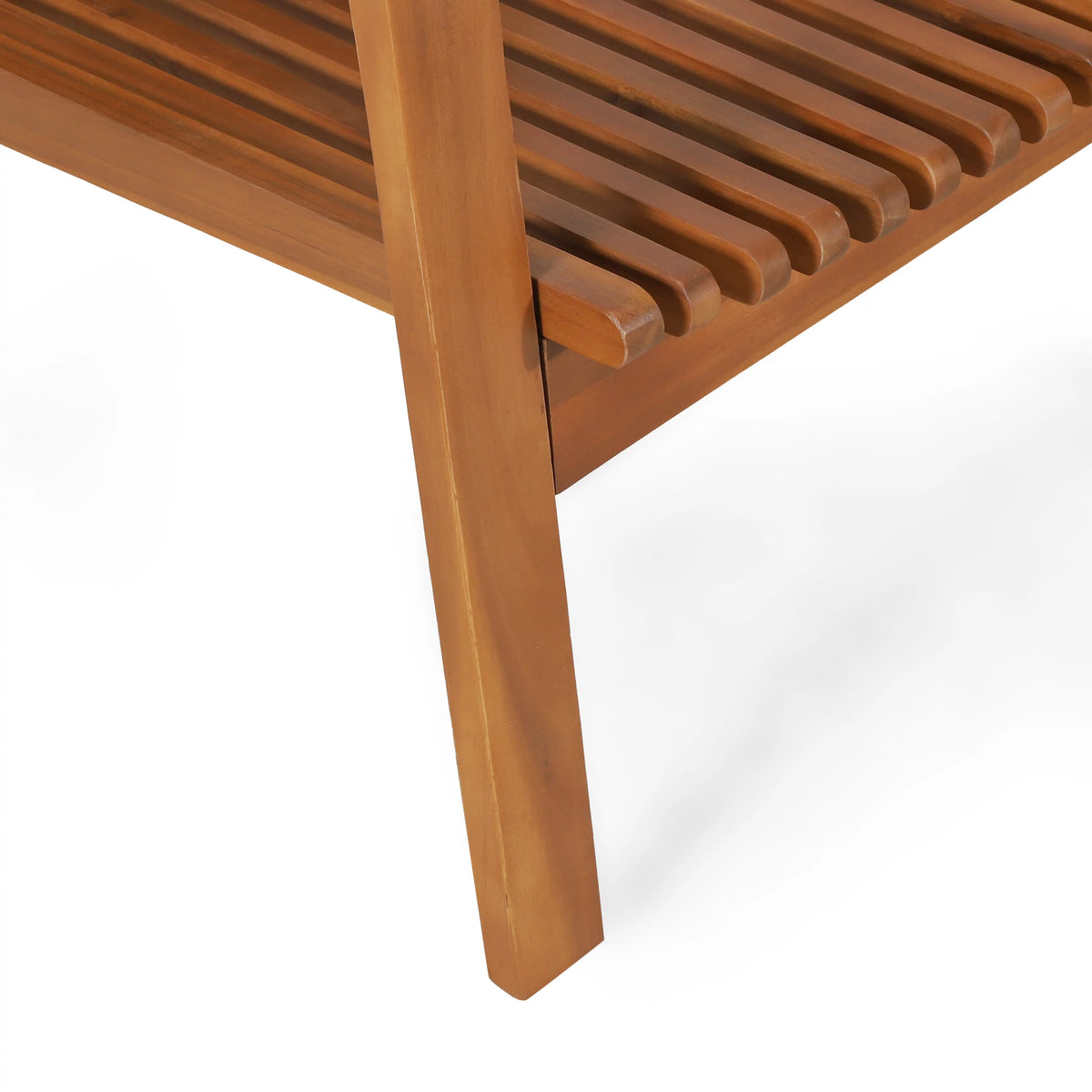 Acacia Wood Club Chairs, Set of 2 D425370
