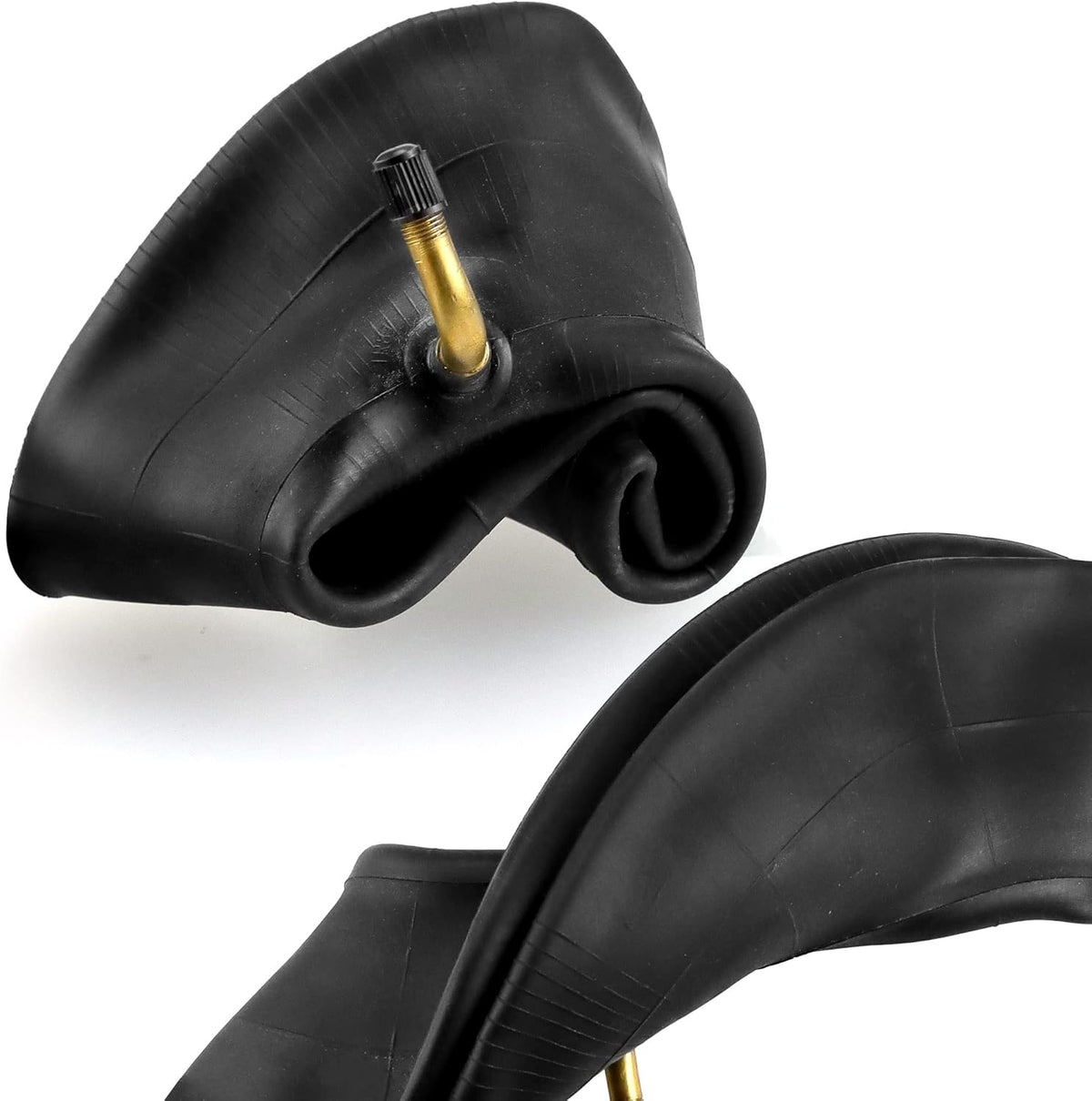 2 Pack Heavy Duty Replacement Inner Tubes with TR-13 Straight Metal Air Valve Stem I891909