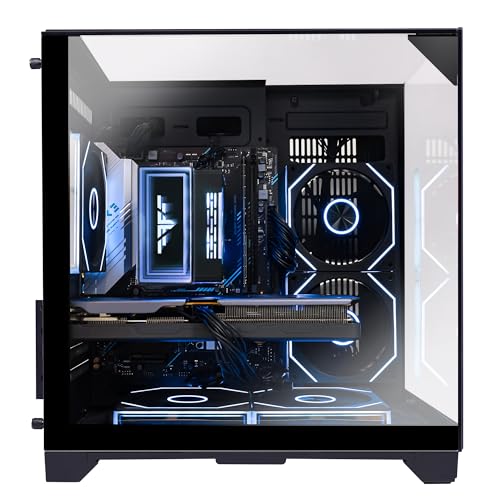 AMD Ryzen 7 5700X 8-Core 3.4 GHz Intel Arc B580 32GB DDR4 RAM 1TB PCIe + 1TB SATA SSD WiFi Bluetooth RGB Fans Windows 11 Pro Black Tower Computer V123262