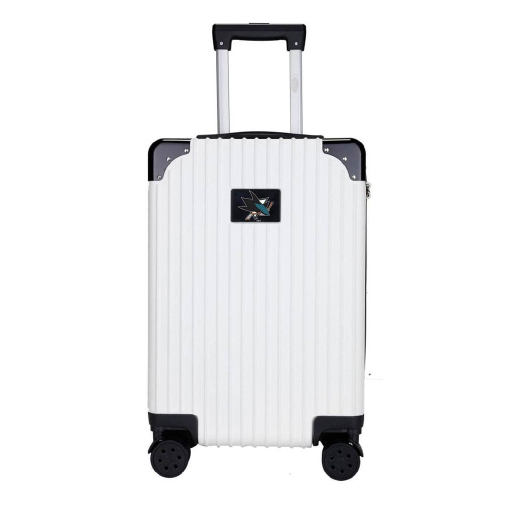 White Carry on Suitcase Z39559