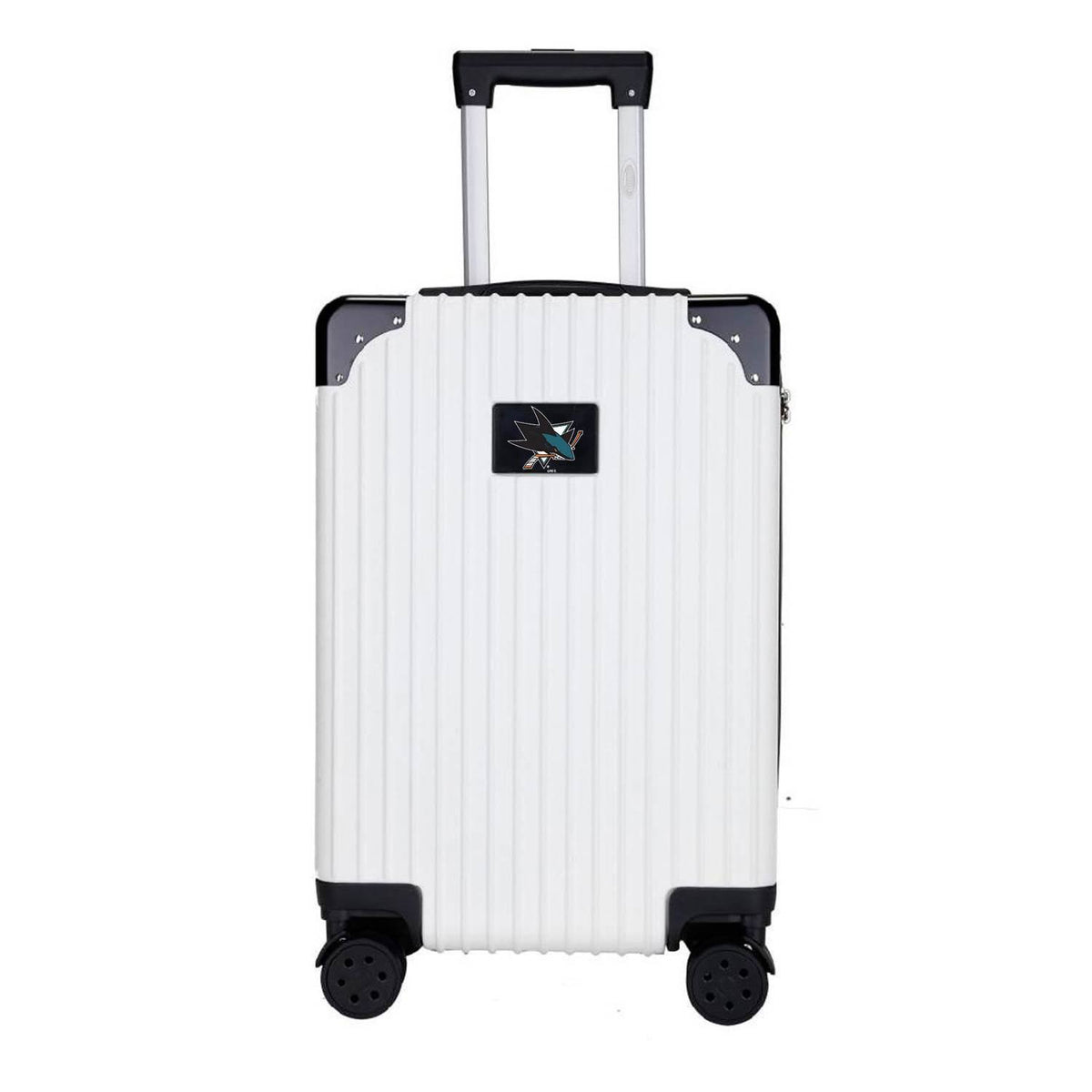 White Carry on Suitcase Z39559