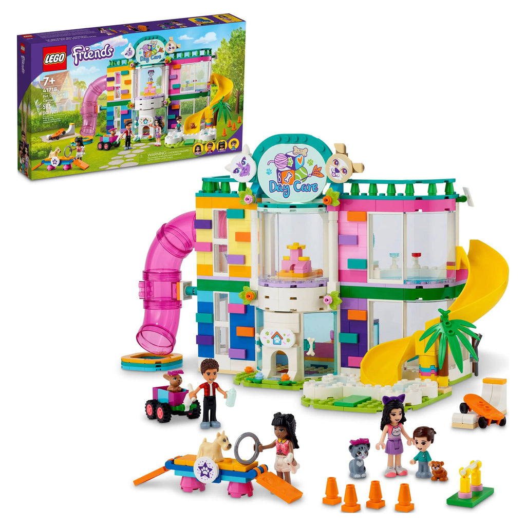 Pet Day-Care Center Animal Set with Doggy Figure & 3 Mini Dolls F880