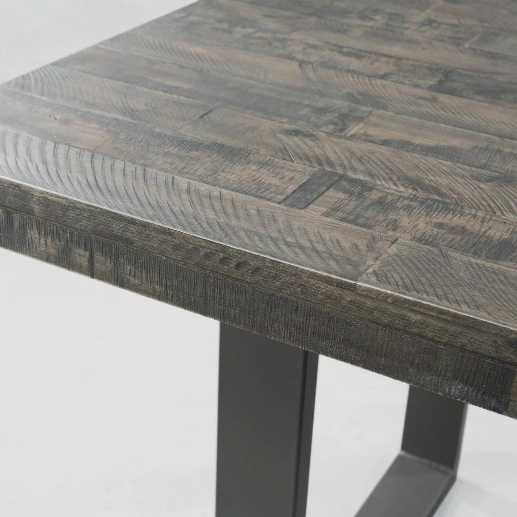 7 Piece Dining Set in Dark Walnut S466