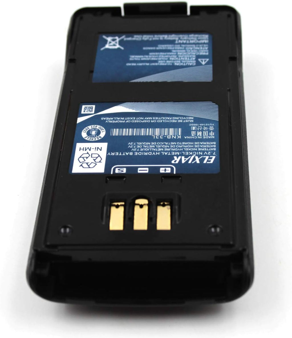 (2-Pack) 7.2V Ni-MH Replacement Battery for Kenwood Radio A486