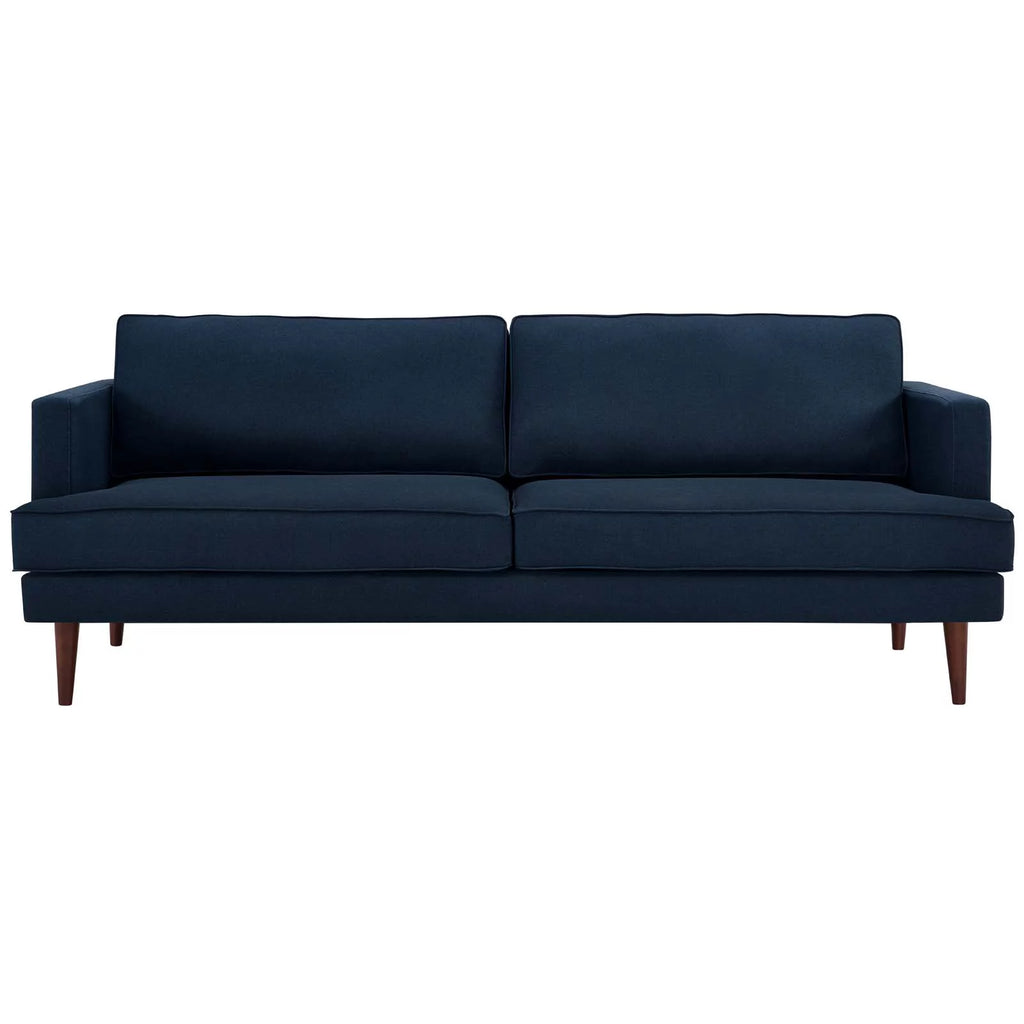 Blue Upholstered Fabric Sofa E6031