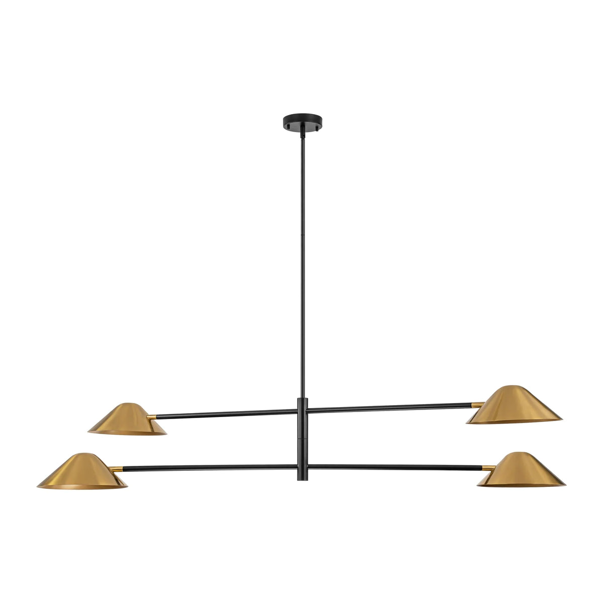 4-Light Dimmable Linear Chandelier T99535