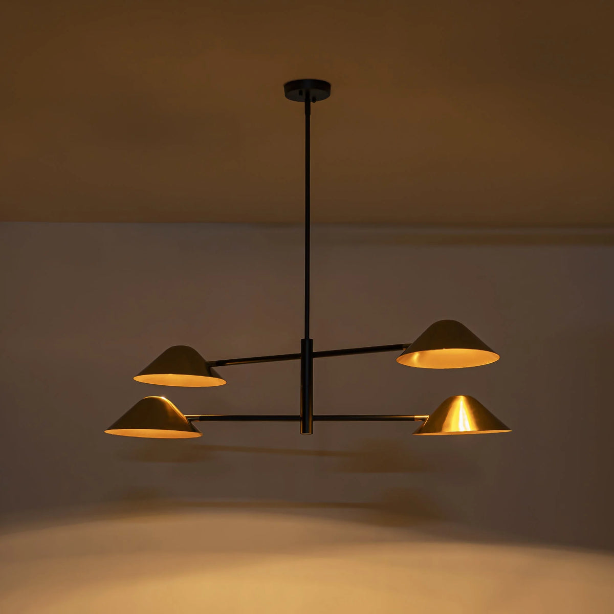 4-Light Dimmable Linear Chandelier T99535