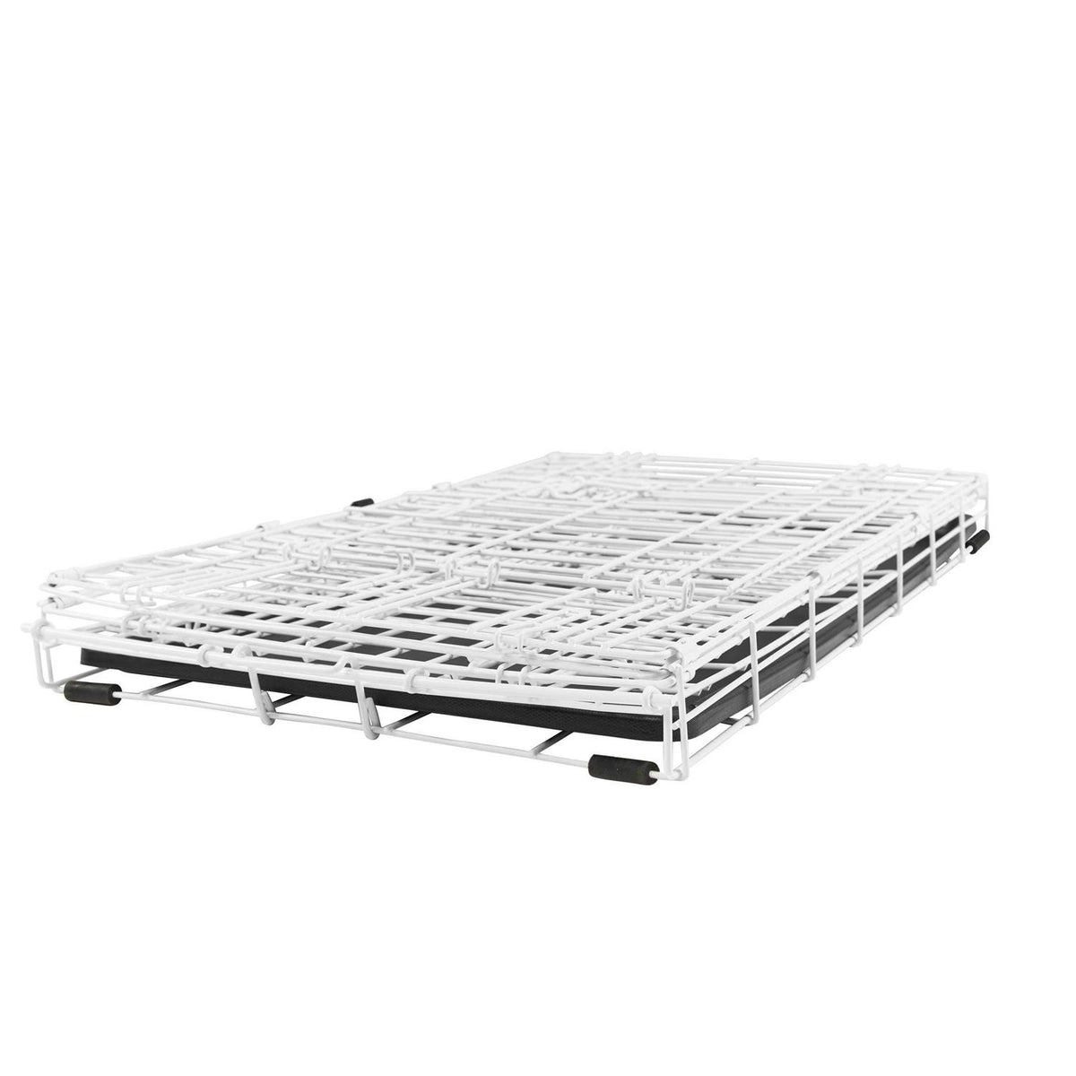 White 2-Door Dog Crate Y34484