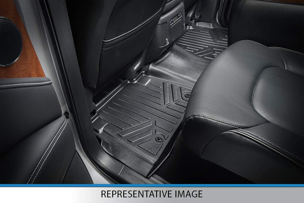 Black 2 Row Custom Floor Mats Liner Set N401937