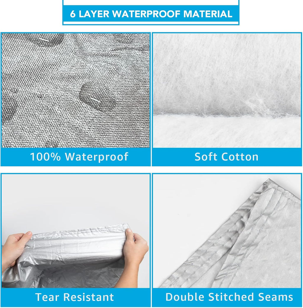 Waterproof All Weather Car Cover with Zipper D560814