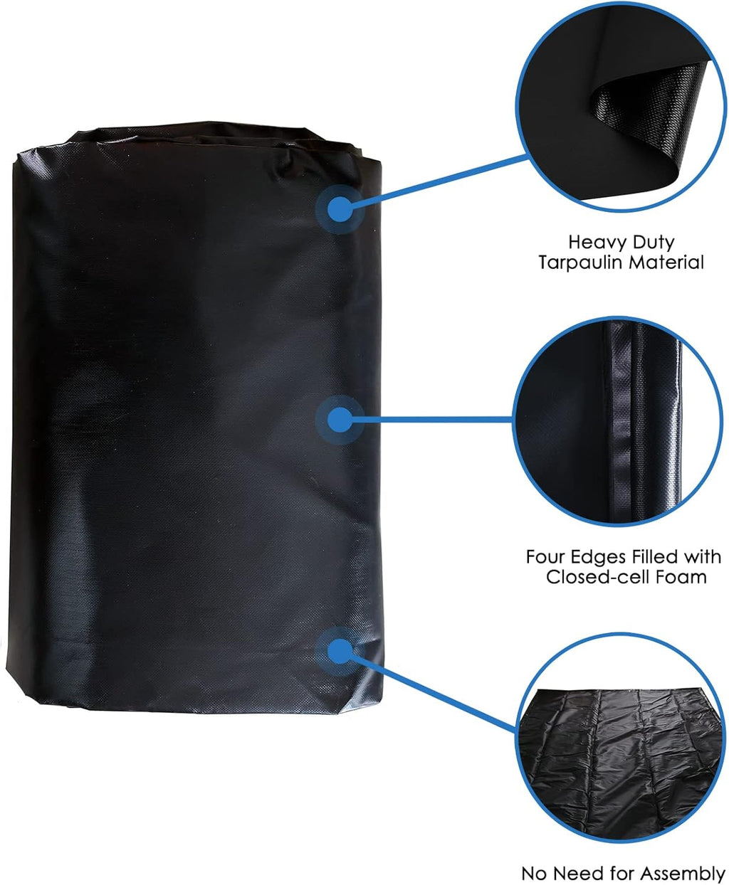 Black Garage Containment Mats 7'9'' X 16' G817164