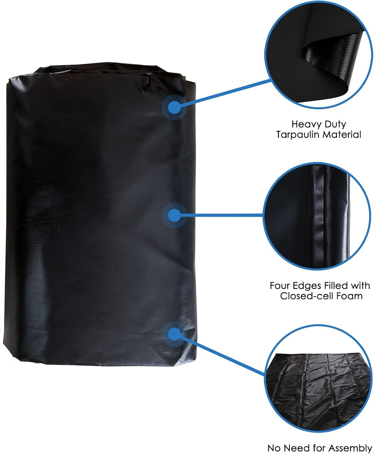 Black Garage Containment Mats 7'9'' X 16' G817164