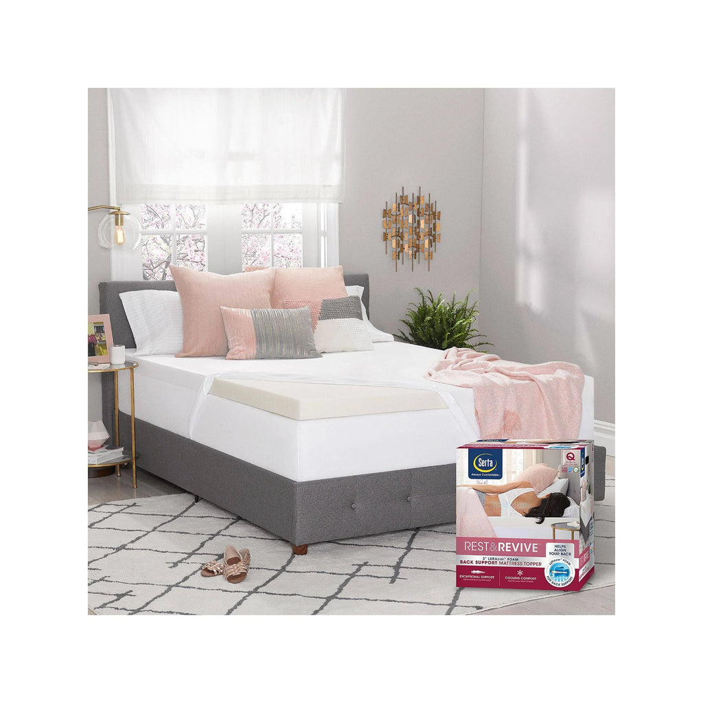 3-Inch Foam Back Support Mattress Topper O44817