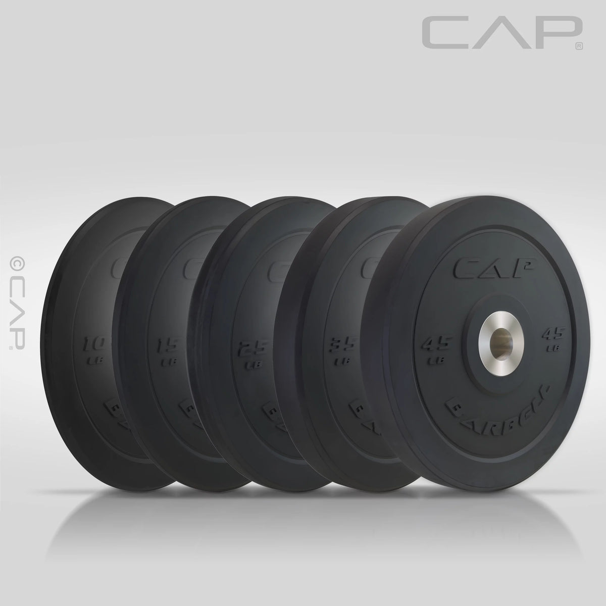 25 lb Black Olympic Bumper Plate G3417