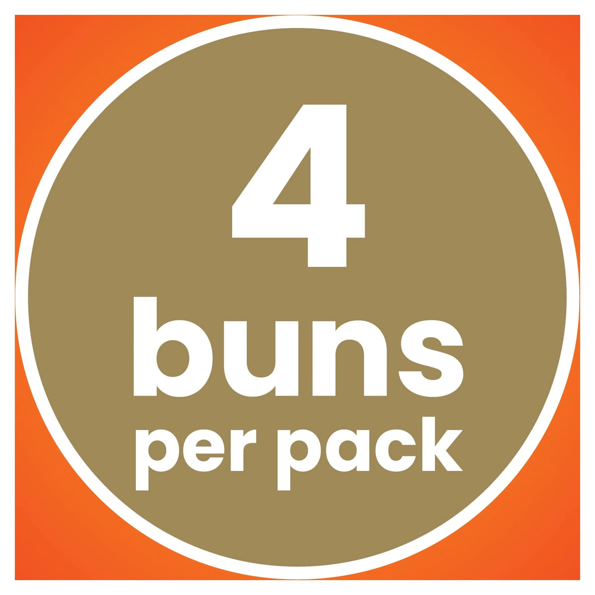 Pretzel Hamburger Buns, 4 Count, 10.5 oz P75325