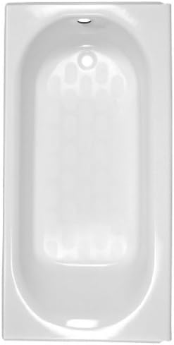 White 5-Feet Bath Tub with Integral Overflow X299