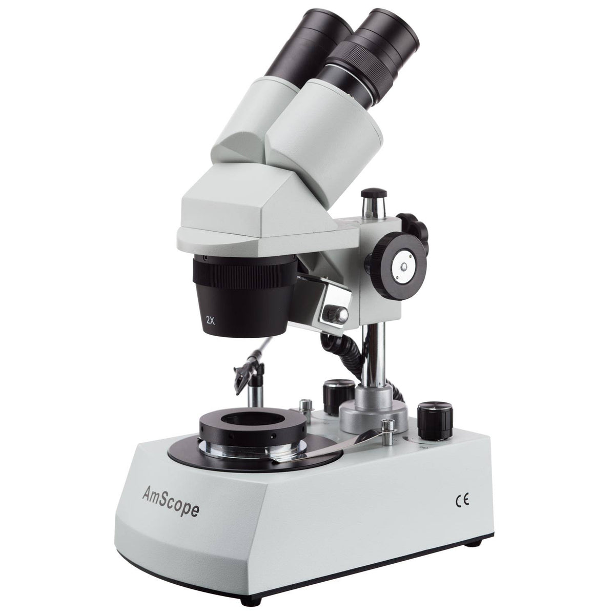 White LED Cordless Stereo Microscope X6296