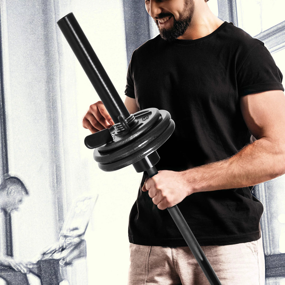 50lb Olympic Grip Plate Weight Set Z8851