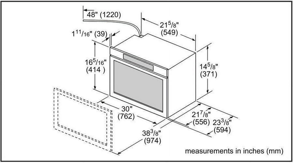 Stainless Steel Microwave Drawer E28290