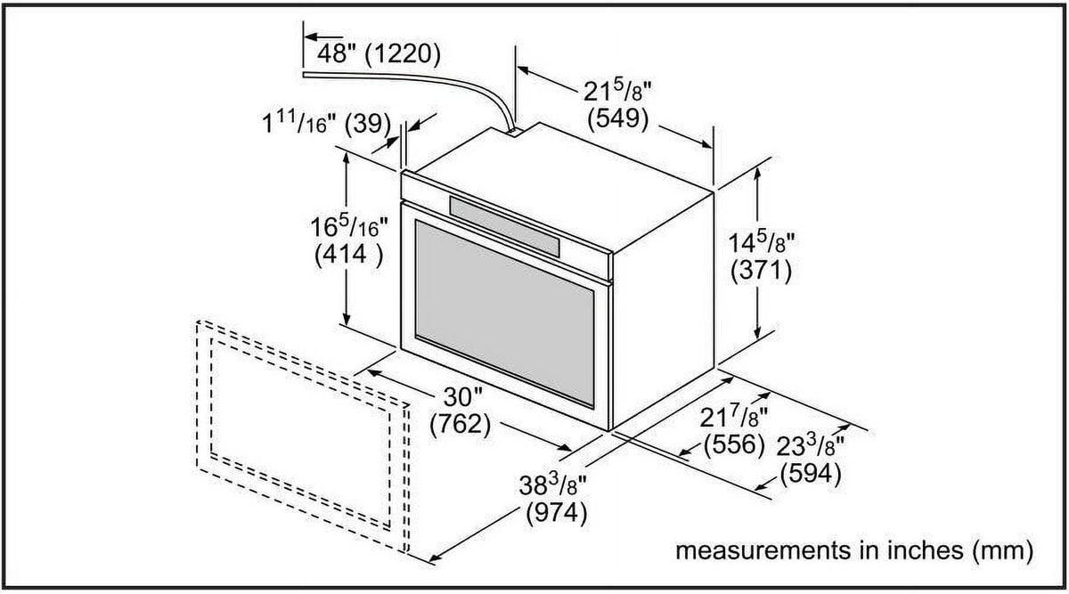 Stainless Steel Microwave Drawer E28290