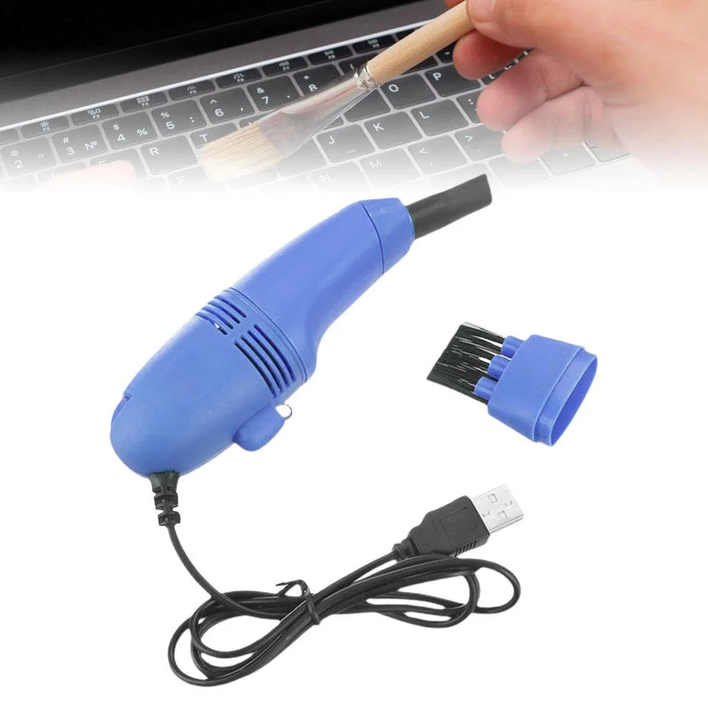 Mini Computer Vacuum Portable Vacuum Cleaner Blue V4642