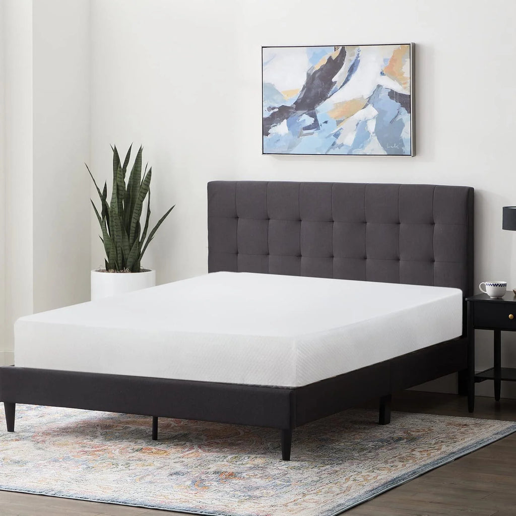 Gel Memory Foam Medium Firm Mattress, 10 in Full E569052