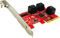 6-Port SATA 6G PCI Express x4 Host Adapter Card M717