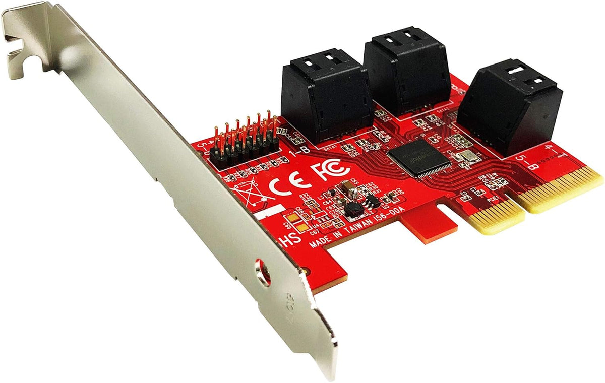 6-Port SATA 6G PCI Express x4 Host Adapter Card M717