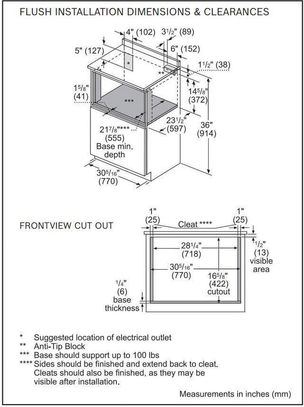 Stainless Steel Microwave Drawer E28290